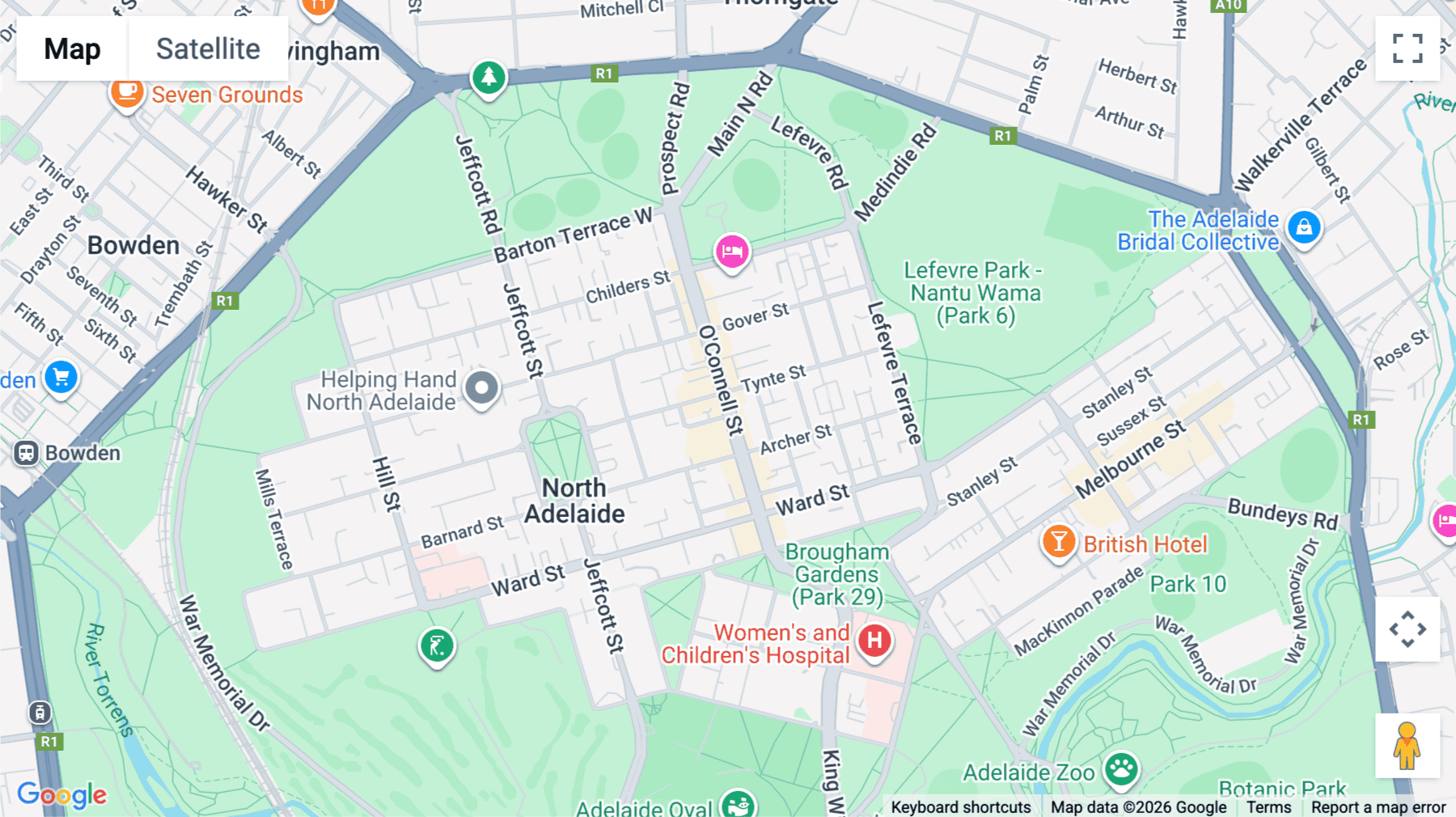 Click for interative map of 88 O'Connell Street, Adelaide