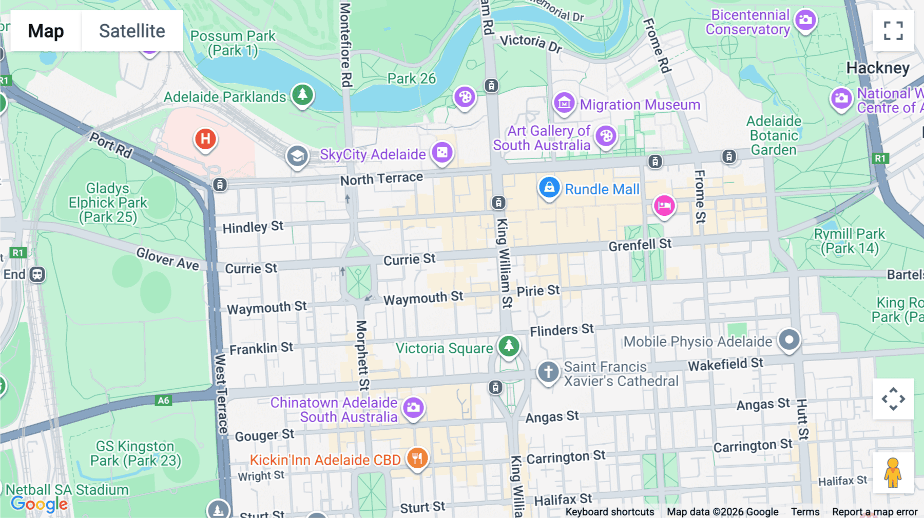 Click for interative map of 41 Currie Street, 3rd Floor, Adelaide
