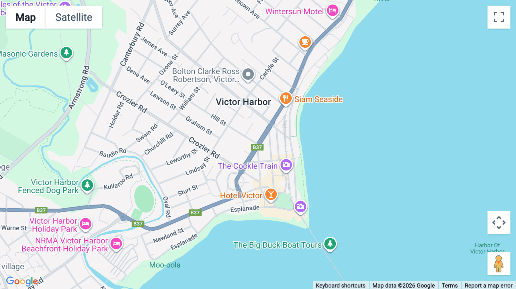 Click for interative map of 20-22 Torrens Street, Victor Harbor