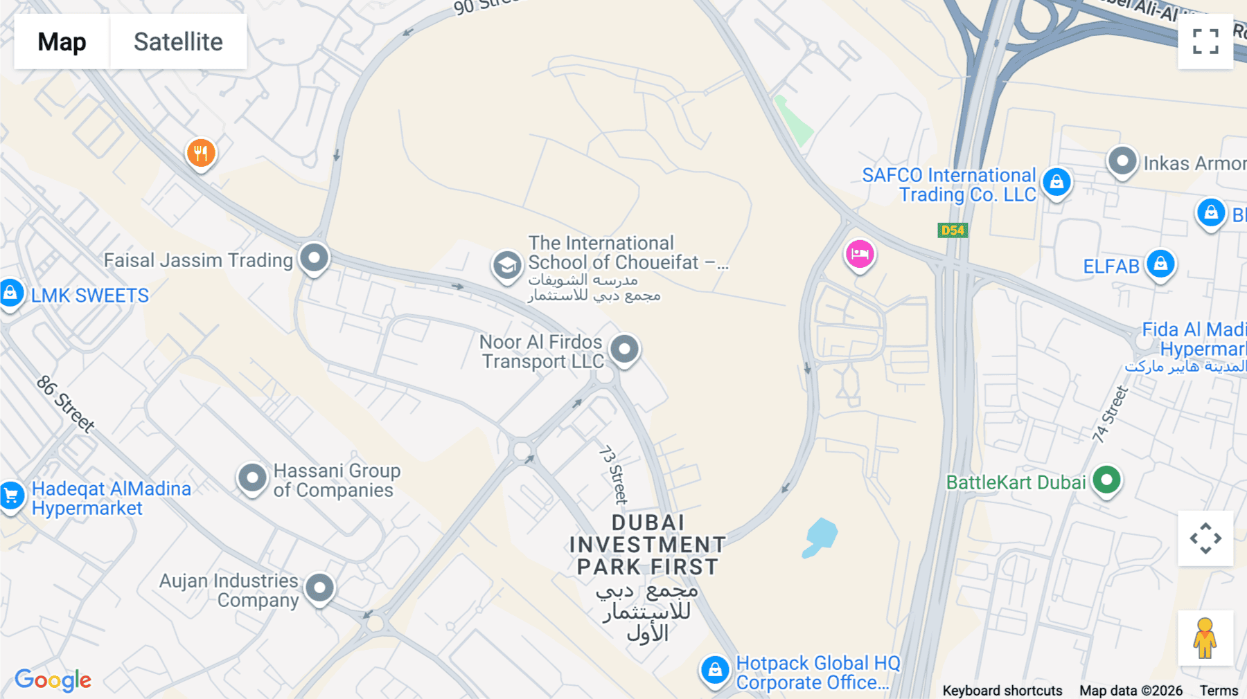 Click for interative map of Ground Floor, Central Plaza Building, Dubai Investment Park, Dubai