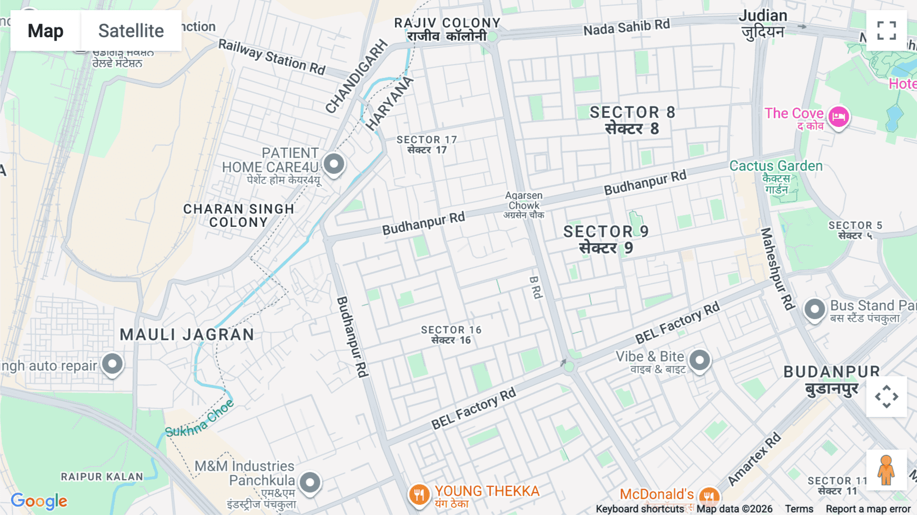 Click for interative map of SCO 18 first floor, Panchkula