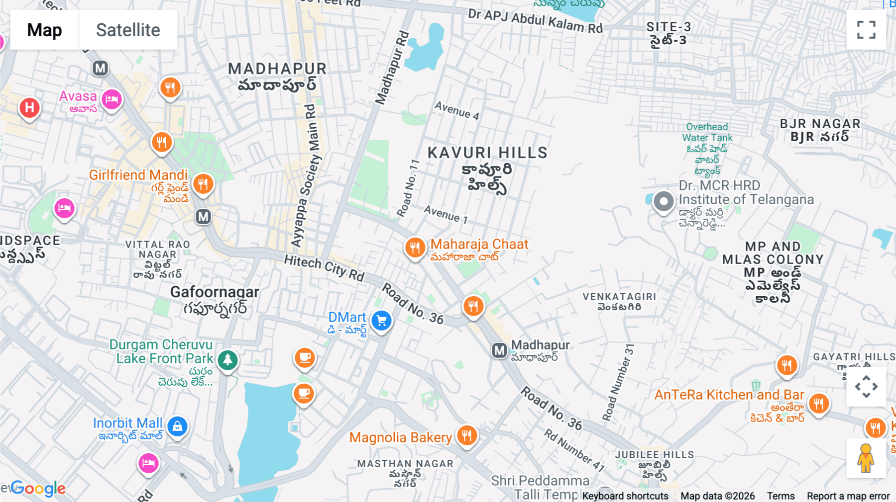 Click for interative map of Kailashnath Arcade, 401, Kavuri Hills, Madhapur, Hyderabad, Hyderabad