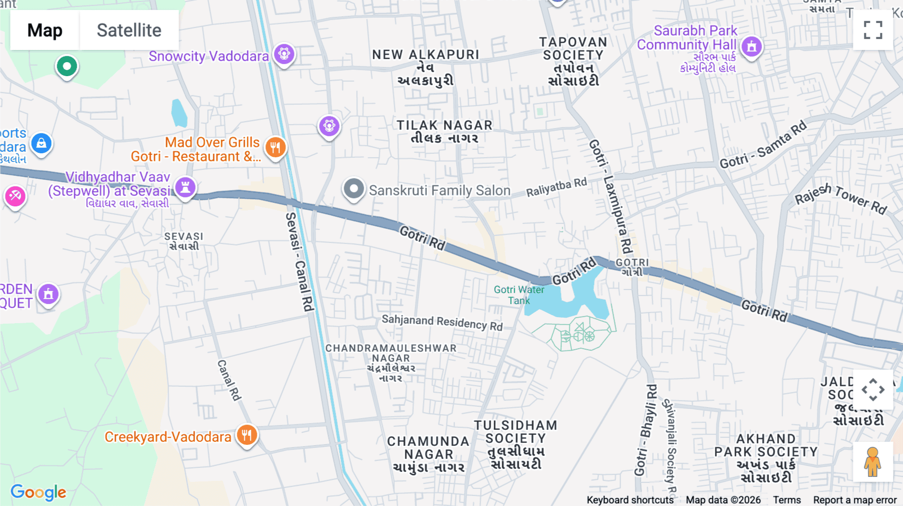 Click for interative map of Elite Elegance, Gotri, Sevasi Rd, Near Lotus Elite, Vadodara