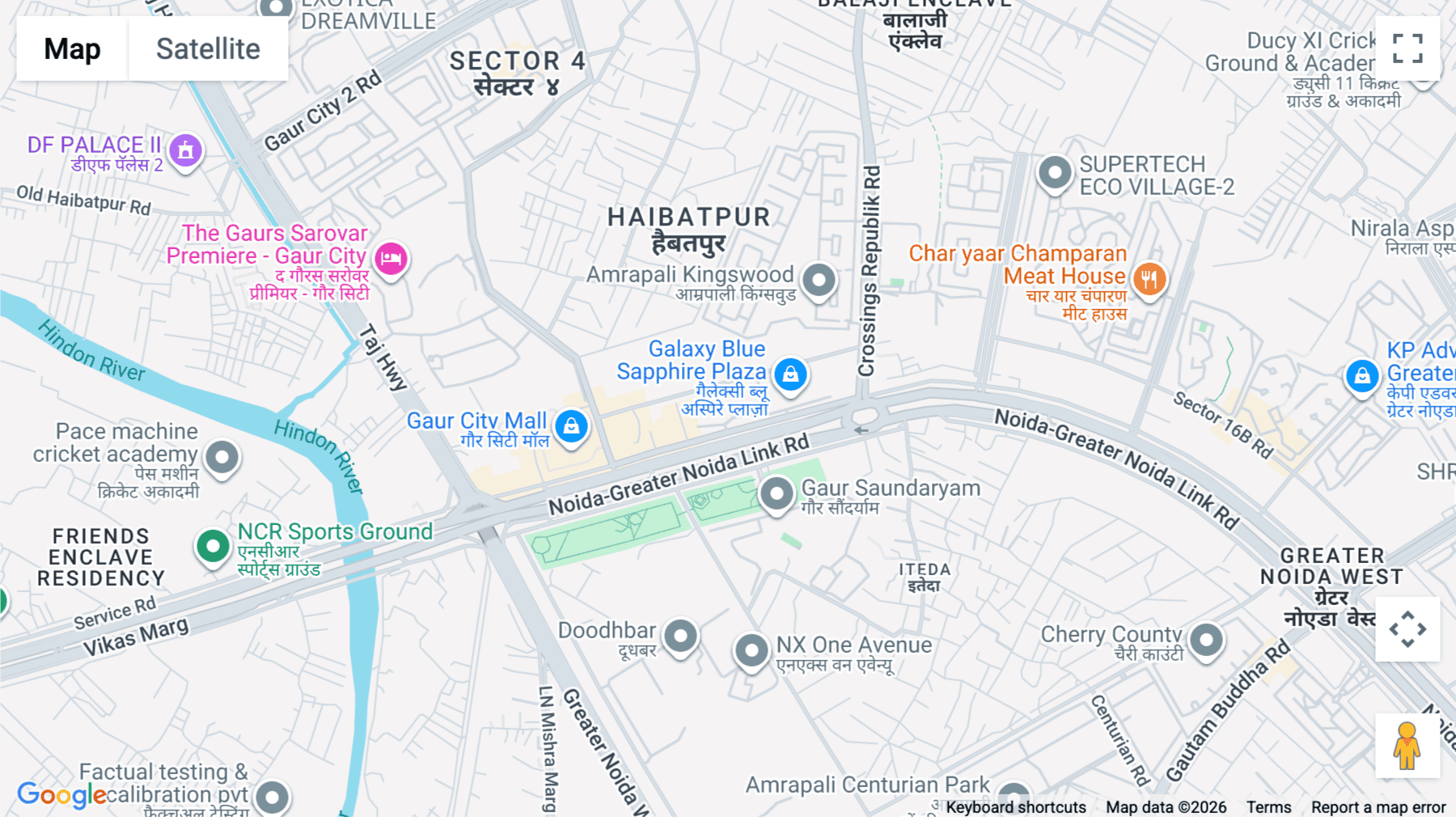 Click for interative map of 28th Floor, Boulevard Walk, Sector 4, Noida
