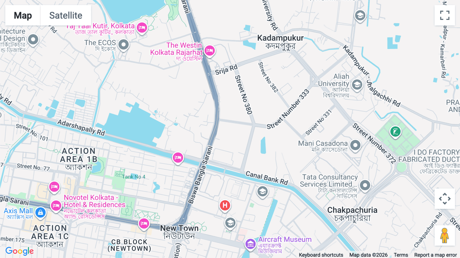 Click for interative map of 9th Floor, NH12, International Financial Hub New Town, Synthesis Business Park, Kolkata