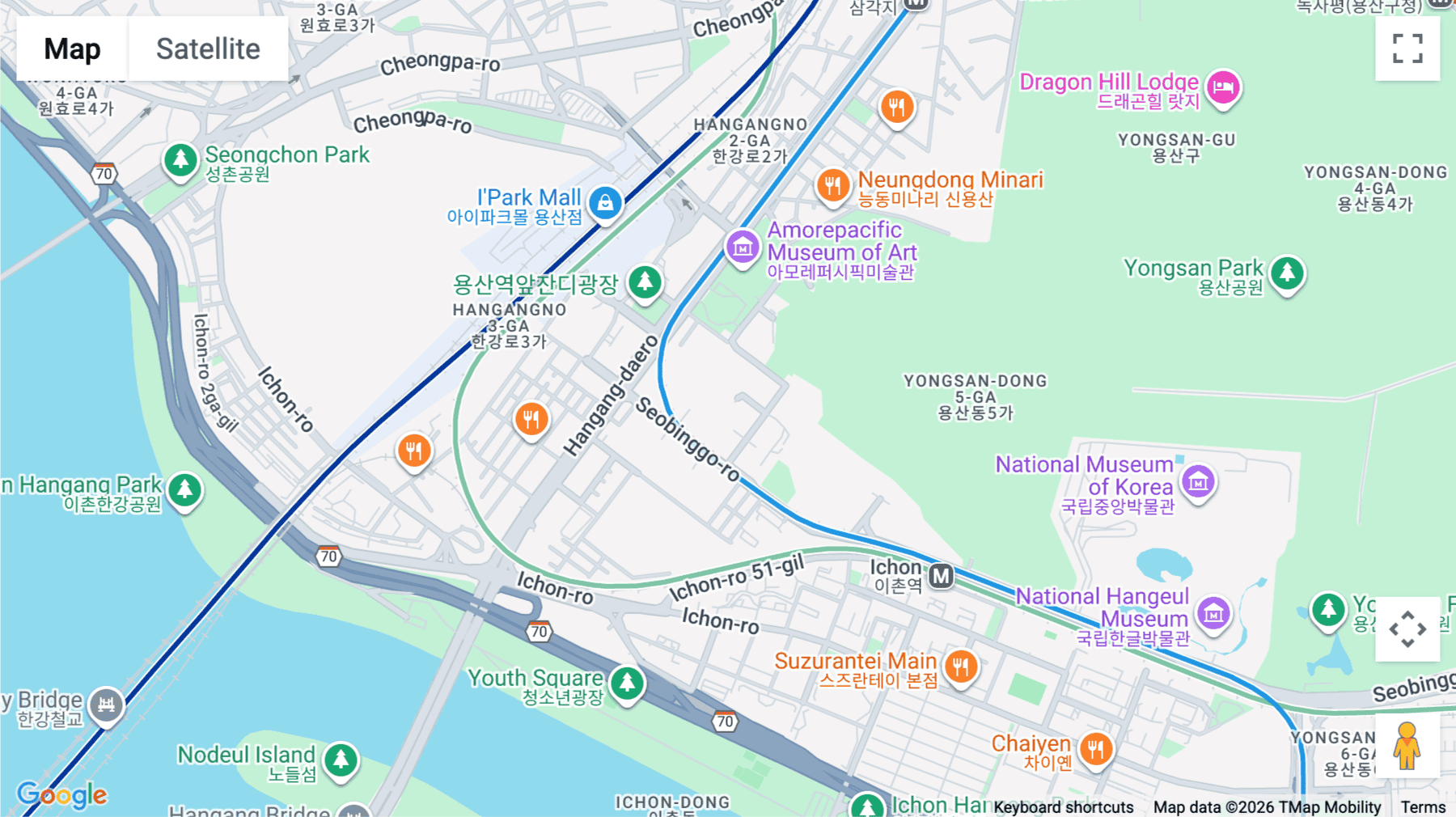 Click for interative map of 서빙고로 17, 21층, Seoul