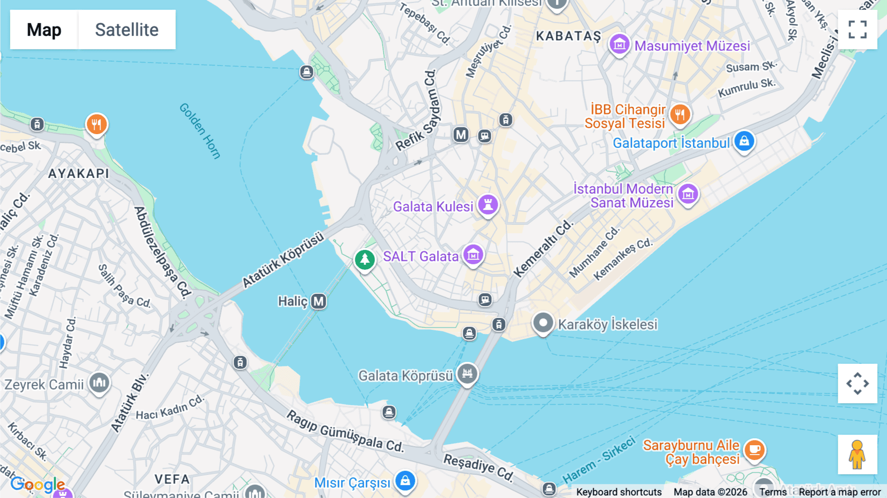 Click for interative map of Ofis Voyvoda, Bankalar Caddesi nO: 26, Nazli Han Floor: 5, Istanbul