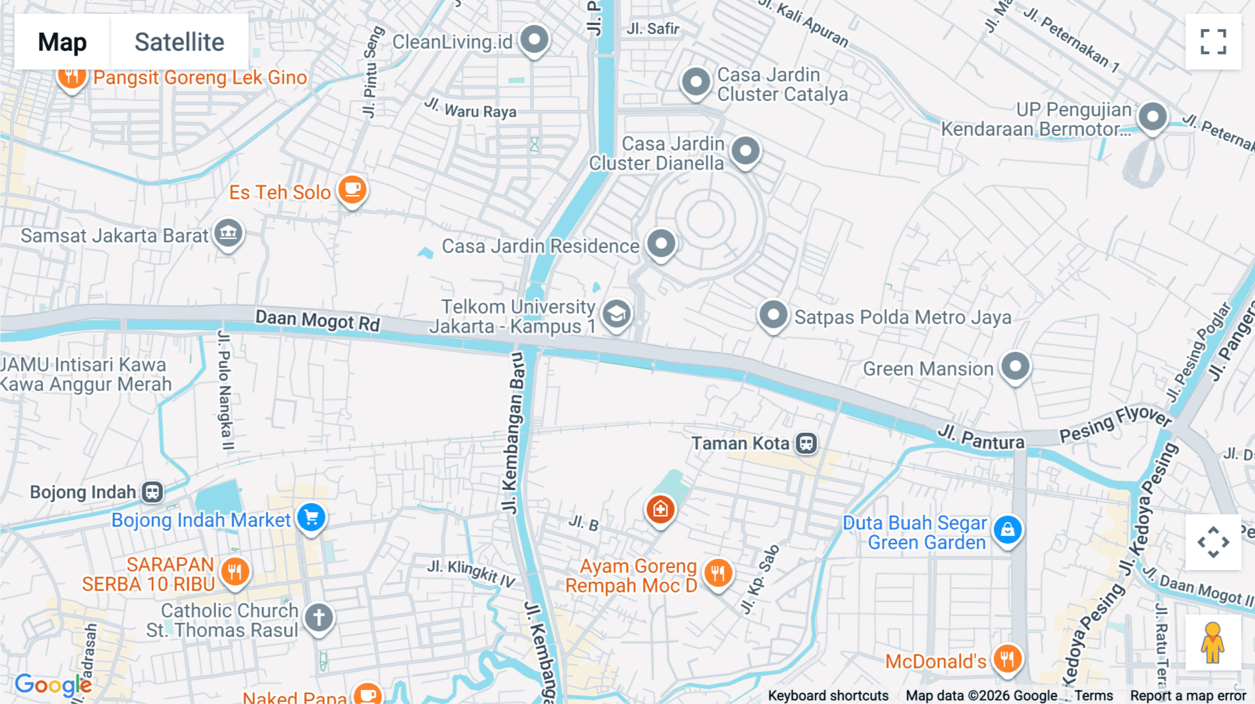 Click for interative map of Wisma SSK, Jalan Daan Mogot Km. 11 No. 11, RT.3/RW.4, Kedaung Kali Angke, Cengkareng, Jakarta