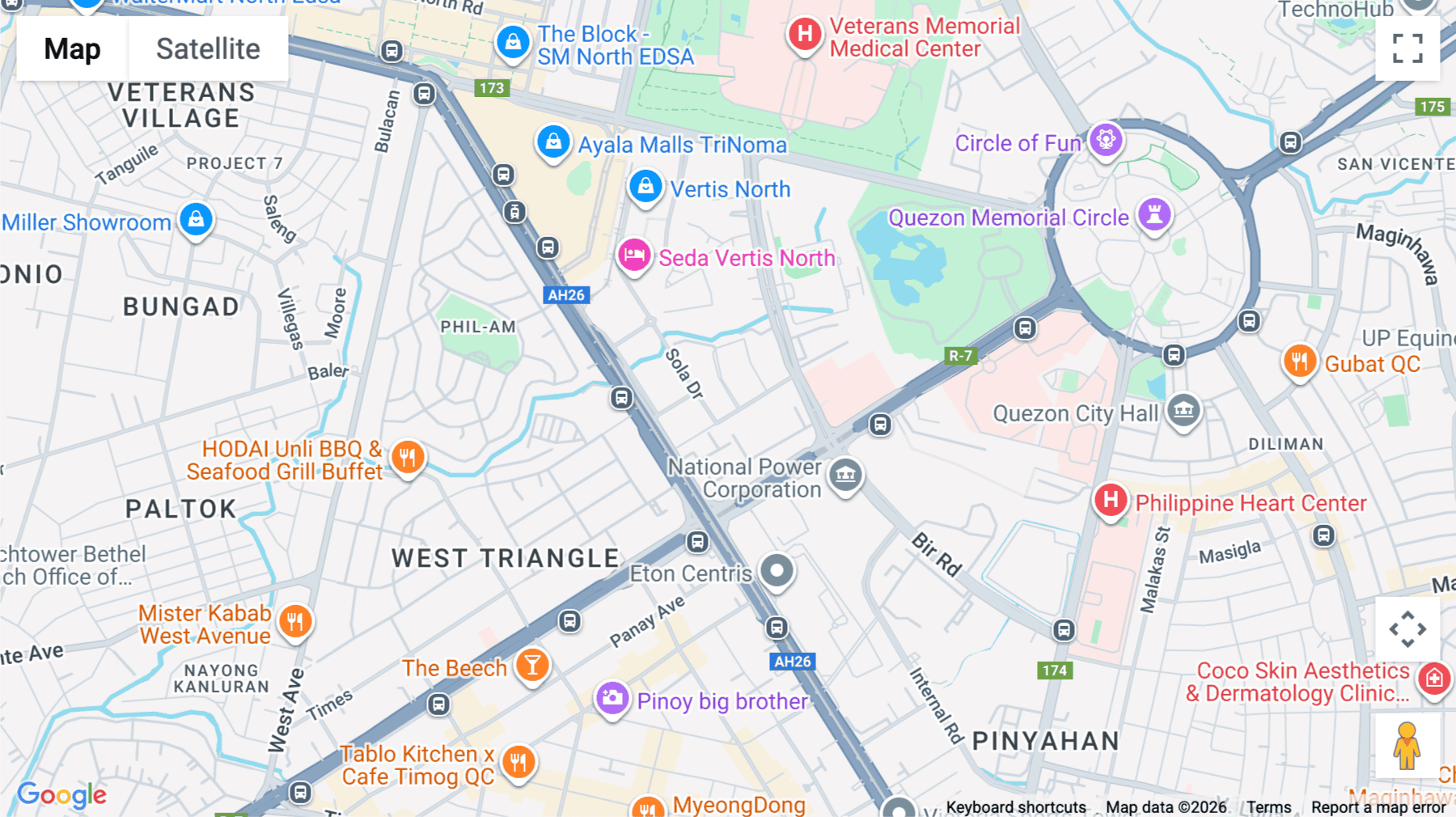 Click for interative map of 26th Floor, One Vertis Plaza, Vertis North, Stella Street, Barangay Bagong Pag-asa, Quezon City