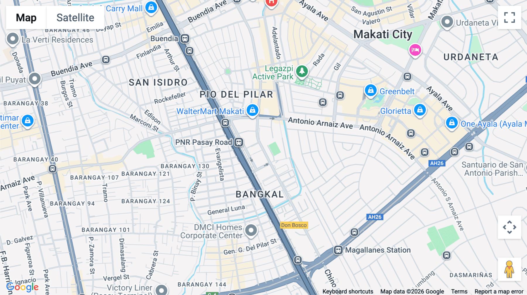 Click for interative map of 2216 Chino Roces Avenue, Laureano di Trevi Tower, Level 5, Makati