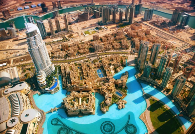 Dubai aerial view