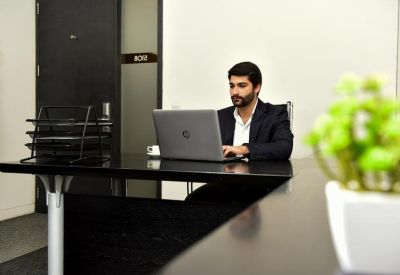 Interior of Ahmad Al Jaber Street, Sharq