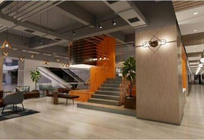 Interior of 1st to 2nd Floor, Building B-1, Modern Guanggu World Trade Center Project, No. 70 Guanggu Boulevard, Donghu New Technology Development Zone, Jiangxia District