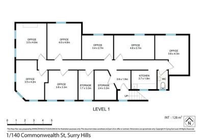 Office accommodations in central Surry Hills