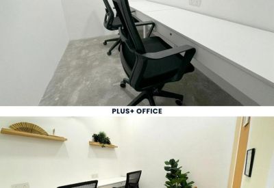 Comparison view of standard and plus office options at Jerry Setia Alam.