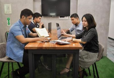 Exterior image of 9F One Griffinstone Building, Commerce Avenue corner Spectrum Midway, Alabang, Muntinlupa City