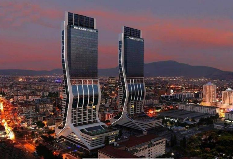 Folkart Towers A Kule No: 47 Kat: 28 No: 2809 Bayraklı, Izmir