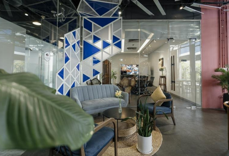 Exterior view of 2nd & 3rd Floors, The Vista Building – 628C Vo Nguyen Giap Street, An Khanh Ward