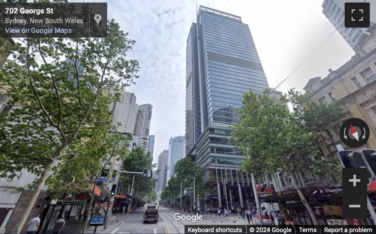 Street View image of Sydney, Australia