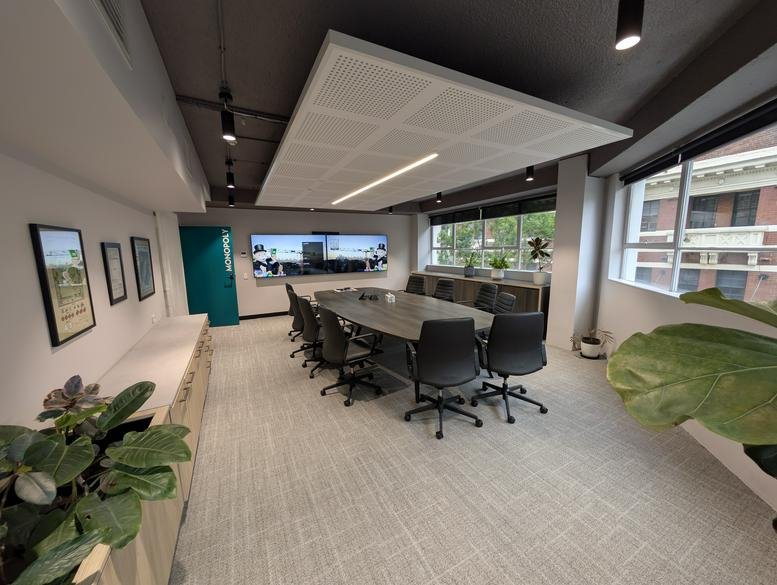 Professional conference room at Level 2, 241 Commonwealth Street, Surry Hills, New South Wales.