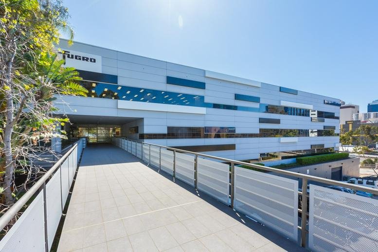 Exterior view of the contemporary multi-story building at Level 3, 1060 Hay Street, Perth, Australia.