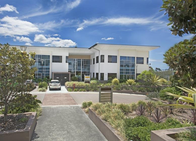 Exterior view of the entrance to Gateway Office Park, Building 1.