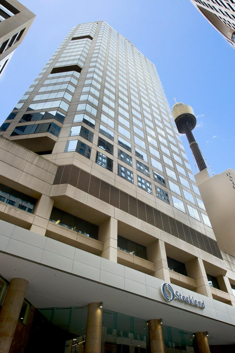 Exterior view of the high-rise building at 133 Castlereagh Street, Level 21, Sydney CBD.