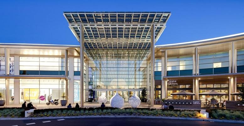 Exterior view of the glass facade at 1341 Dandenong Road, Melbourne, Victoria.