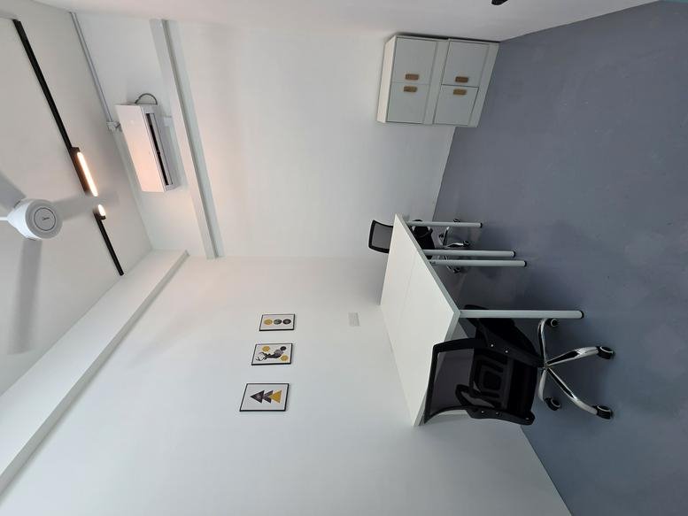 Minimalist private office at Semangat Space, Suite 43-02, Jalan Kota 2, Johor Bahru, Malaysia.