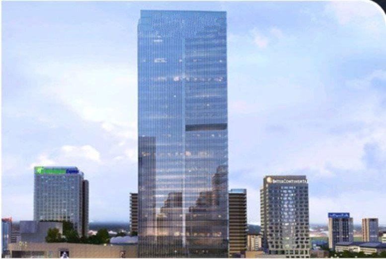 Exterior view of the glass-facade Enterprises Headquarter Building, No. 170 Weiyang Road.