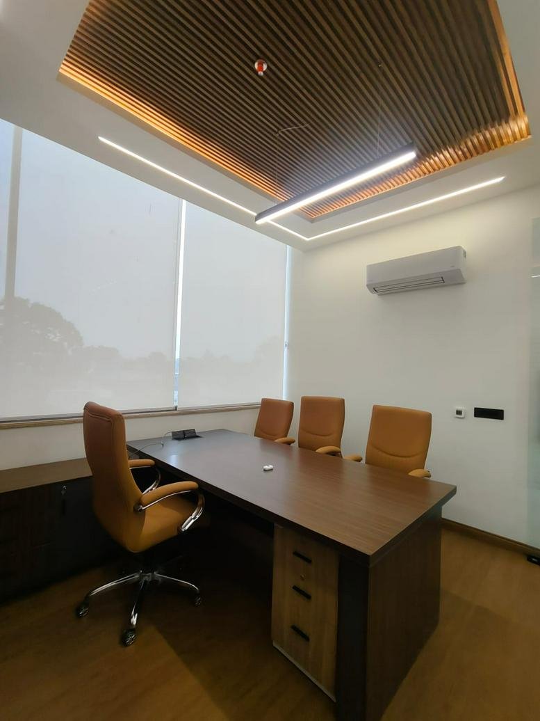 Professional meeting room at H&H Business Arcade, D-141, Sector 73, Phase 7, Mohali.