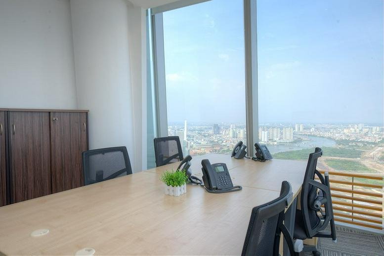 Interior shot of the common areas at Level 46 & 56, 2 Hai Trieu Street, District 1, Ho Chi Minh City.