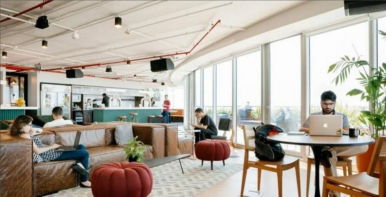 Spacious sunlit lounge at Sag Baug Road, off Andheri-Kurla Road, Marol, Andheri East, Mumbai.