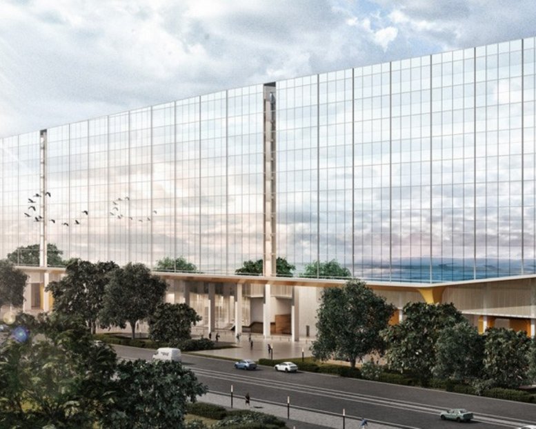 Exterior view of the grand glass-facade building at Phase III, Udyog Vihar, Sector 20, Gurugram.