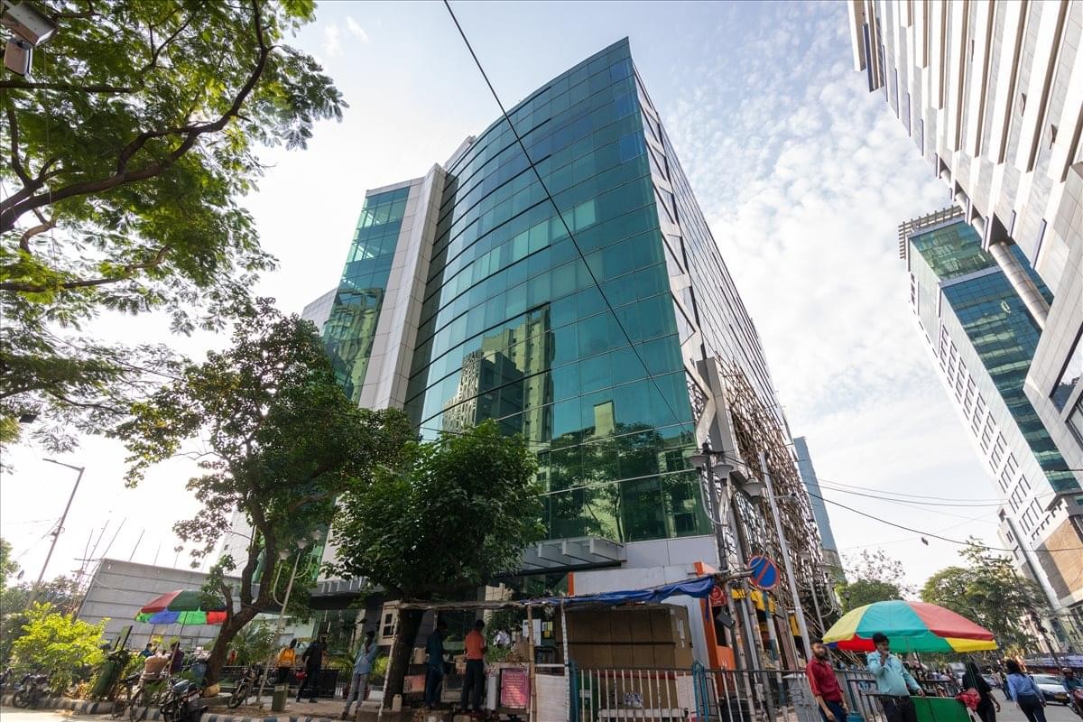 Exterior view of the glass-facade RDB Boulevard building.