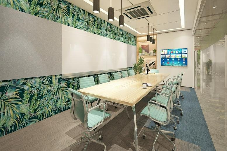 Contemporary meeting room at 1Skyrise 4, West Geonzon Street, Cebu IT Park.