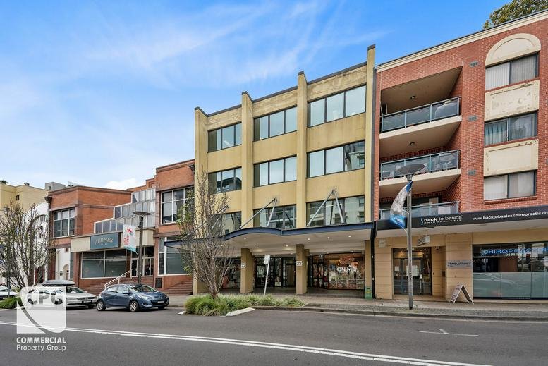 Exterior view of the multi-story commercial building at Suite 202 Level 2 22 Belgrave Street.