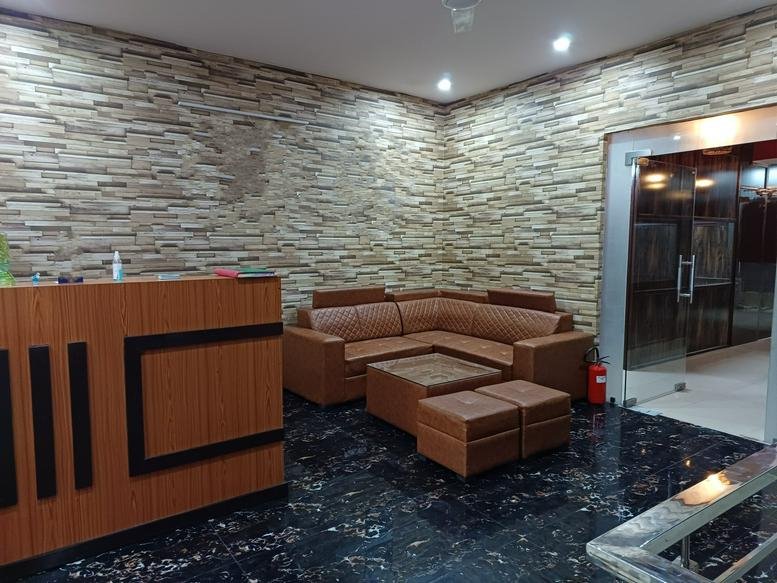 Reception and lobby at Uggarsain Park, Street Number 2, Office no. 4, Second Floor, RZ-27, Main Dichaon Road.