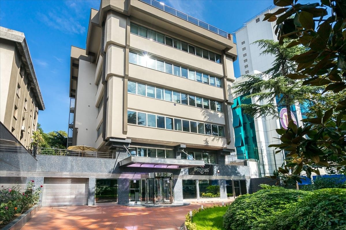 Exterior view of the office building at Yuzbasi Kaya Aldogan Street, No: 4 Sisli.