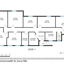 Office accommodations in central Surry Hills