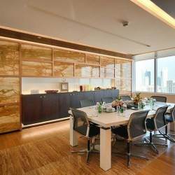 Exterior view of Bahrain World Trade Center, 19th and 20th floor