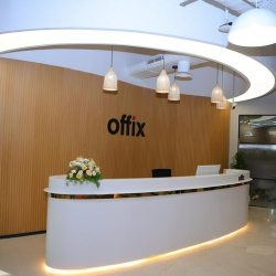 Interior of Commerzone building, Tower H, 12th floor, Offix