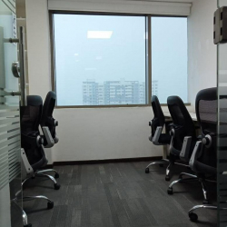 Exterior view of Geek Space Business Centre, 12th floor, Manjeera Trinity Corporate, JNTU – Hitech City Road, (near eSeva Lane / Lulu Mall), K P H B Phase 3, Kukatpally, Hyderabad – 500072, India.