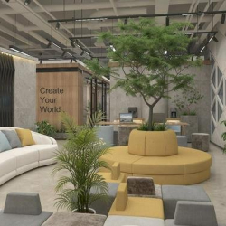 Interior of King Abdullah Financial District ( KAFD )
