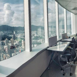 Interior of Langham Place Office Tower, 8 Argyle Street, Level 48