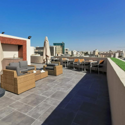 Exterior view of Queen Nour Street,مجمع زينة التجاري