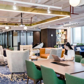 Interior of Panin Tower, Senayan City, Jalan Asia Afrika, Level 10. Click for details.