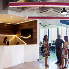 Filinvest Corp. City, 9th Floor, One Griffinstone Building, Commerce Avenue, corner Spectrum Midway, Muntinlupa, 1780 Metro Manila serviced offices. Click for details.