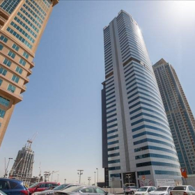 Exterior image of HDS Business Centre Tower, Cluster M1, 33rd Floor, Jumeirah Lake Towers. Click for details.
