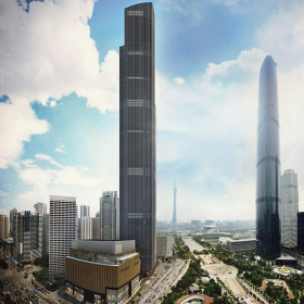 Exterior image of Level 9, CTF Finance Centre, 6 Zhujiang Dong Road, Tianhe District, Guangzhou, P.R. China. Click for details.